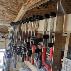 Clamps at an angle