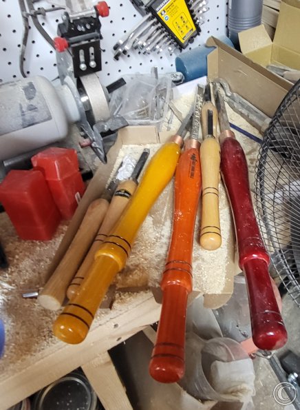 Some carbide turning tools