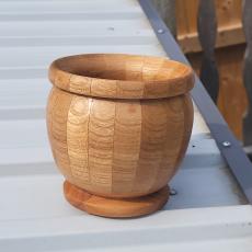 Elm Segmented vase